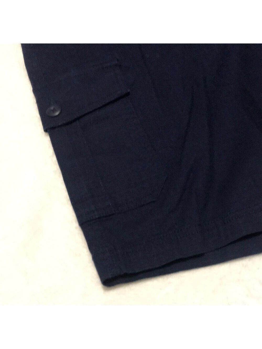 Men's Navy Cargo Shorts Sz 34 - Picture 10 of 12